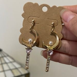 Sailor moon moon stock earrings